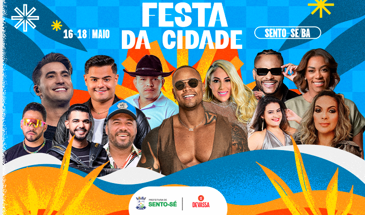 Festa da Cidade começa hoje em Sento Sé e promete três dias de muita música, cultura e movimento na economia local