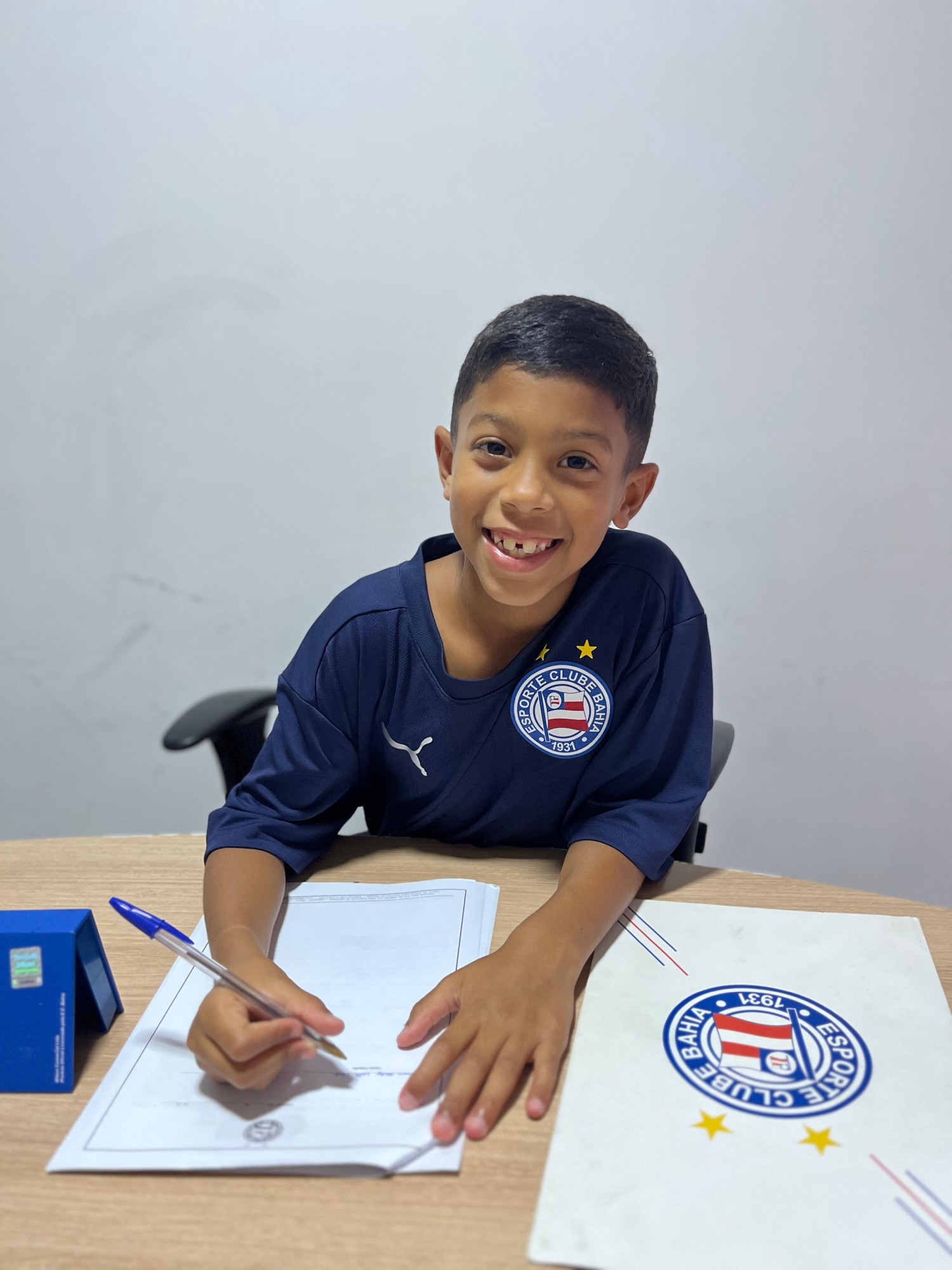 Joia de Itapuã: Renan é o novo reforço da base do Esporte Clube Bahia Sub-8