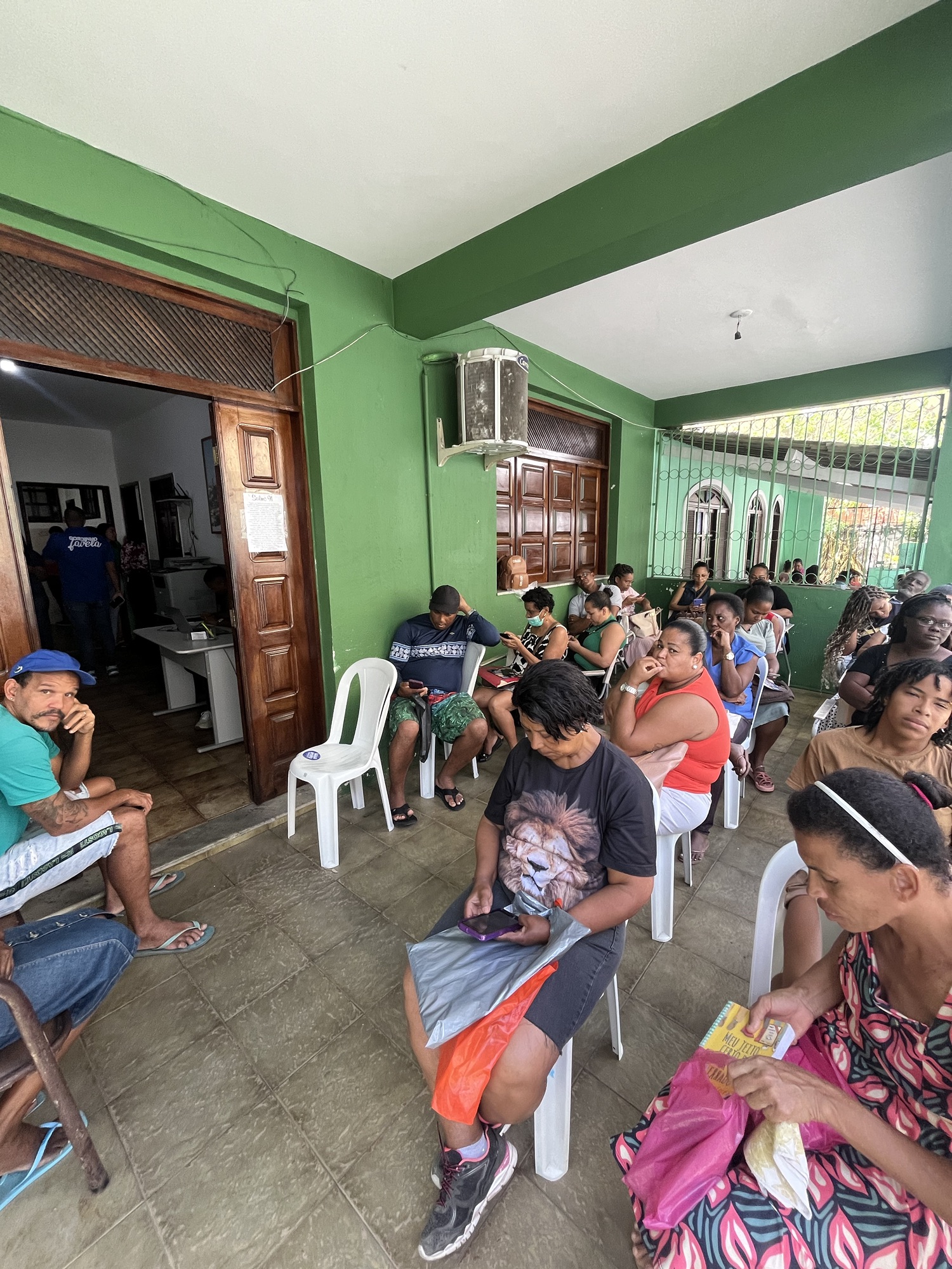Gordinho da Favela acompanha mutirão de saúde no Instituto Casa Verde em São Caetano