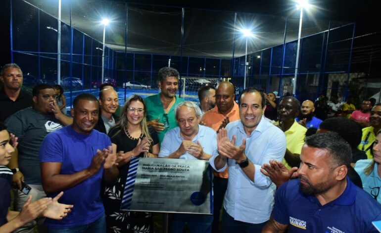 Nova Constituinte ganha nova praça com área de lazer, esporte e convivência